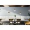 Access Lighting Port Nine Burgundy, Burgundy LED Pendant, Antique Brushed Brass Finish, Clear Glass 63142LEDD-ABB/CLR - alternate 3
